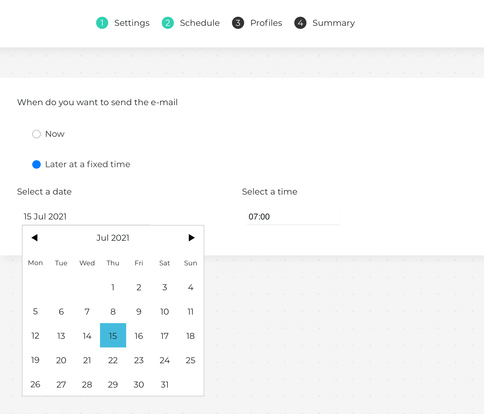 Deliver your message on time